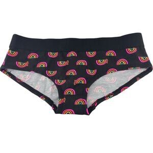 Victoria's Secret PINK Rainbow Print Hipster Back Signature Waist Size Medium